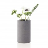 COLUNA Vase Small Height 20 cm (Dark Grey) - Blomus 