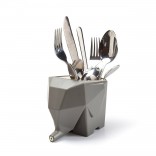 Jumbo Cutlery Drainer (Grey) - Peleg Design