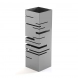 Metal Geometric Umbrella Stand (Grey) - Versa