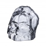 Memento Mori Faceted Skull Large (Clear) - NUDE Glass