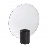 Pesa Marble Table Mirror (Black) - Blomus
