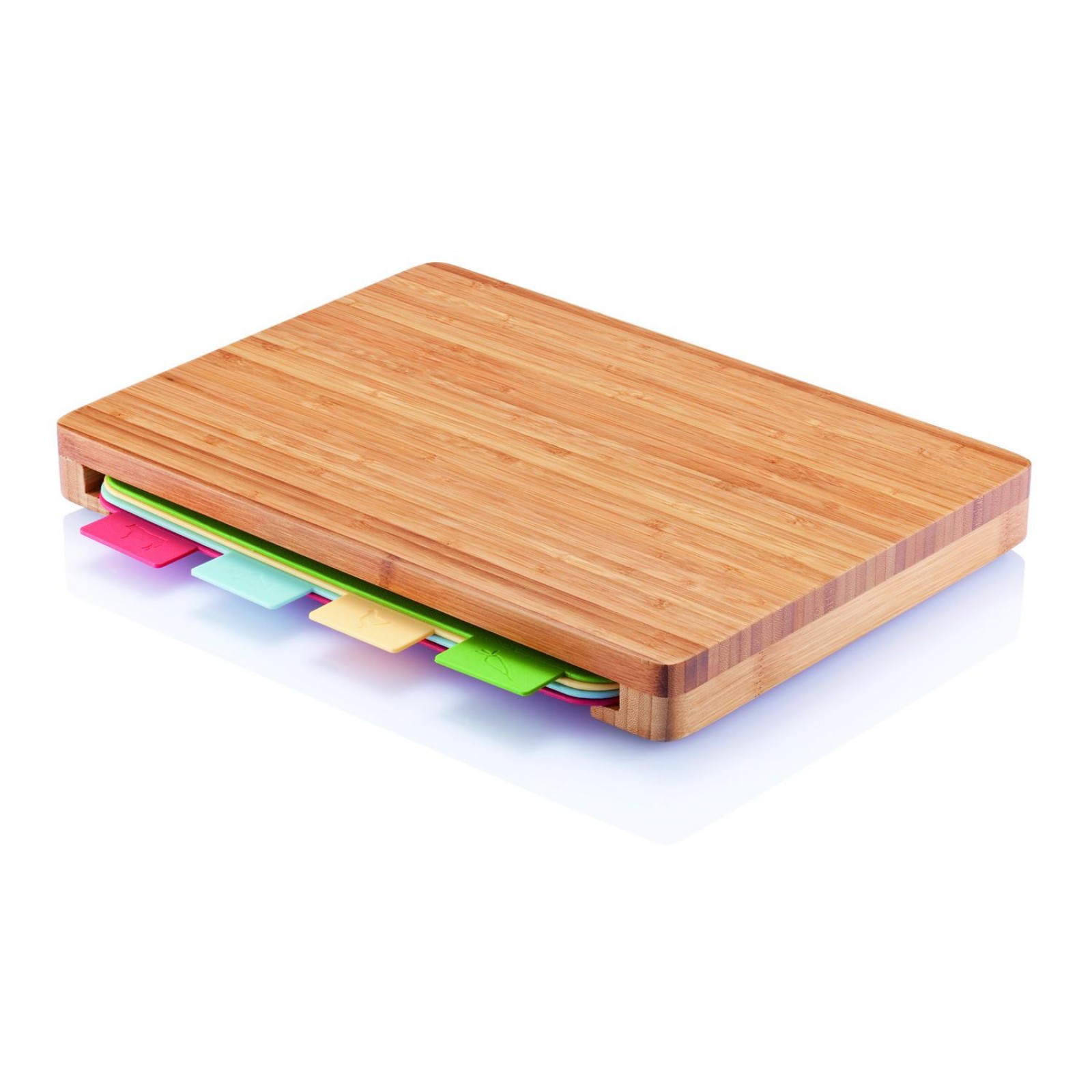 Cutting Board with 4 pcs hygienic boards - XD Design