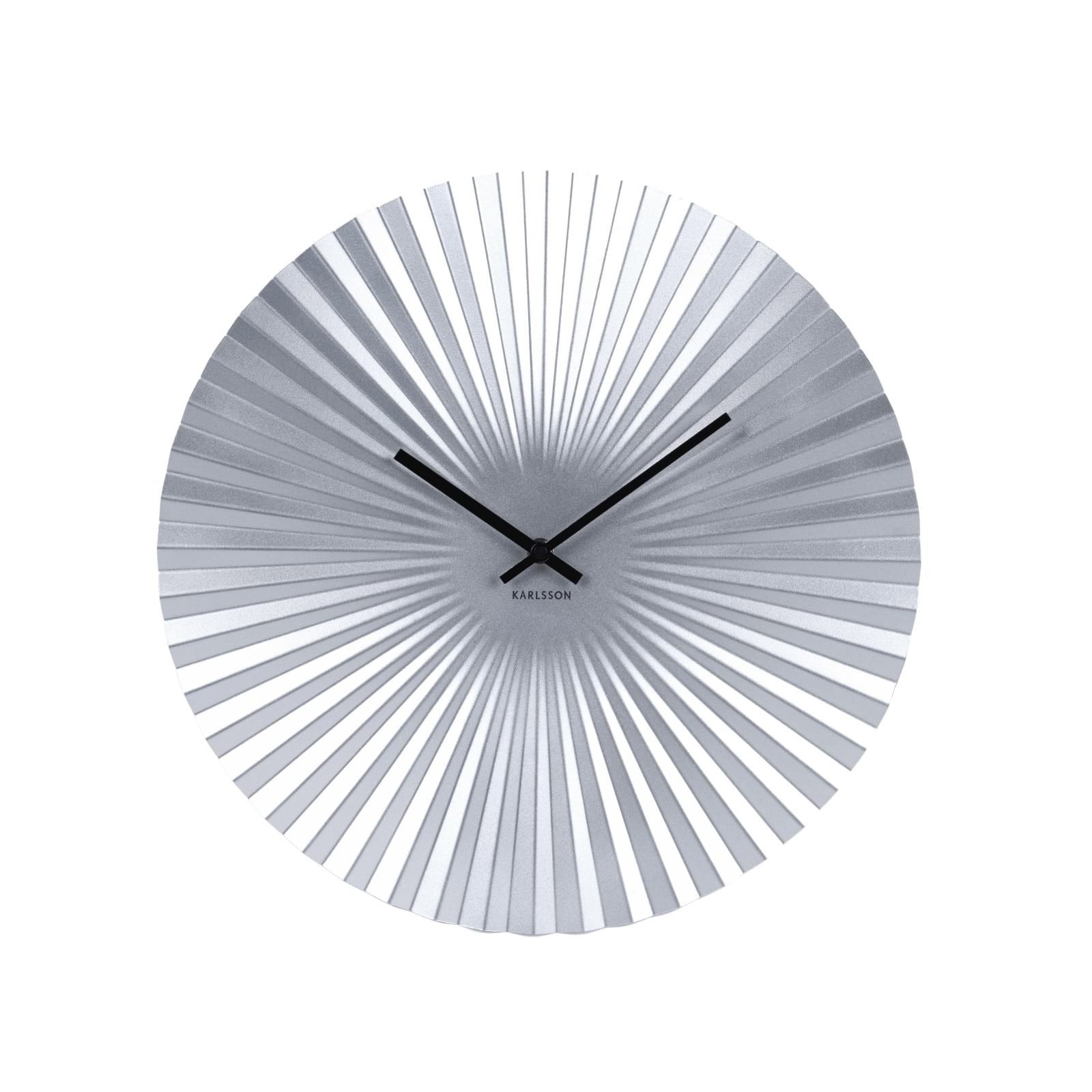 Sensu Wall Clock Steel (Silver) - Karlsson