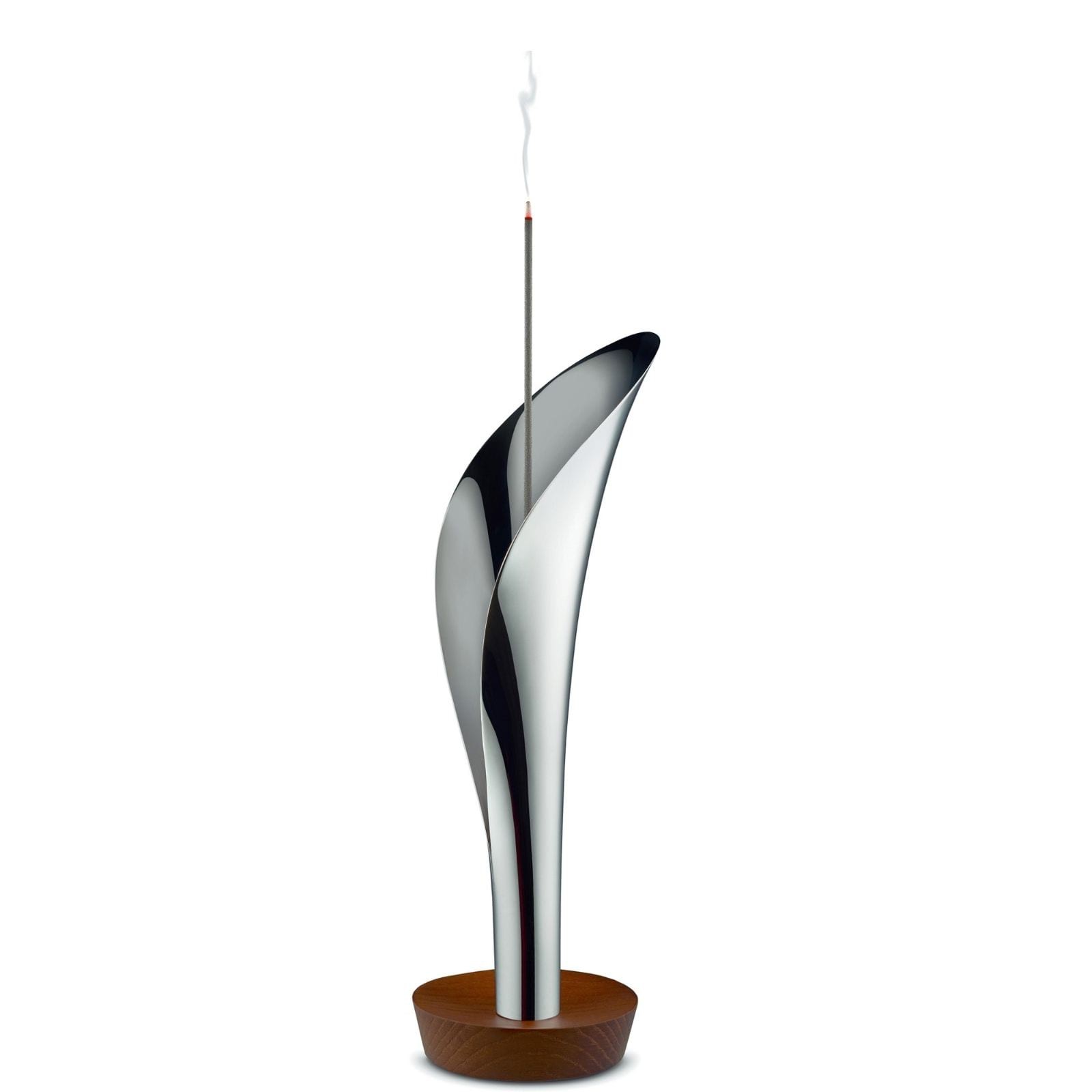 Lily Incense Burner (Steel / Wood) - Alessi