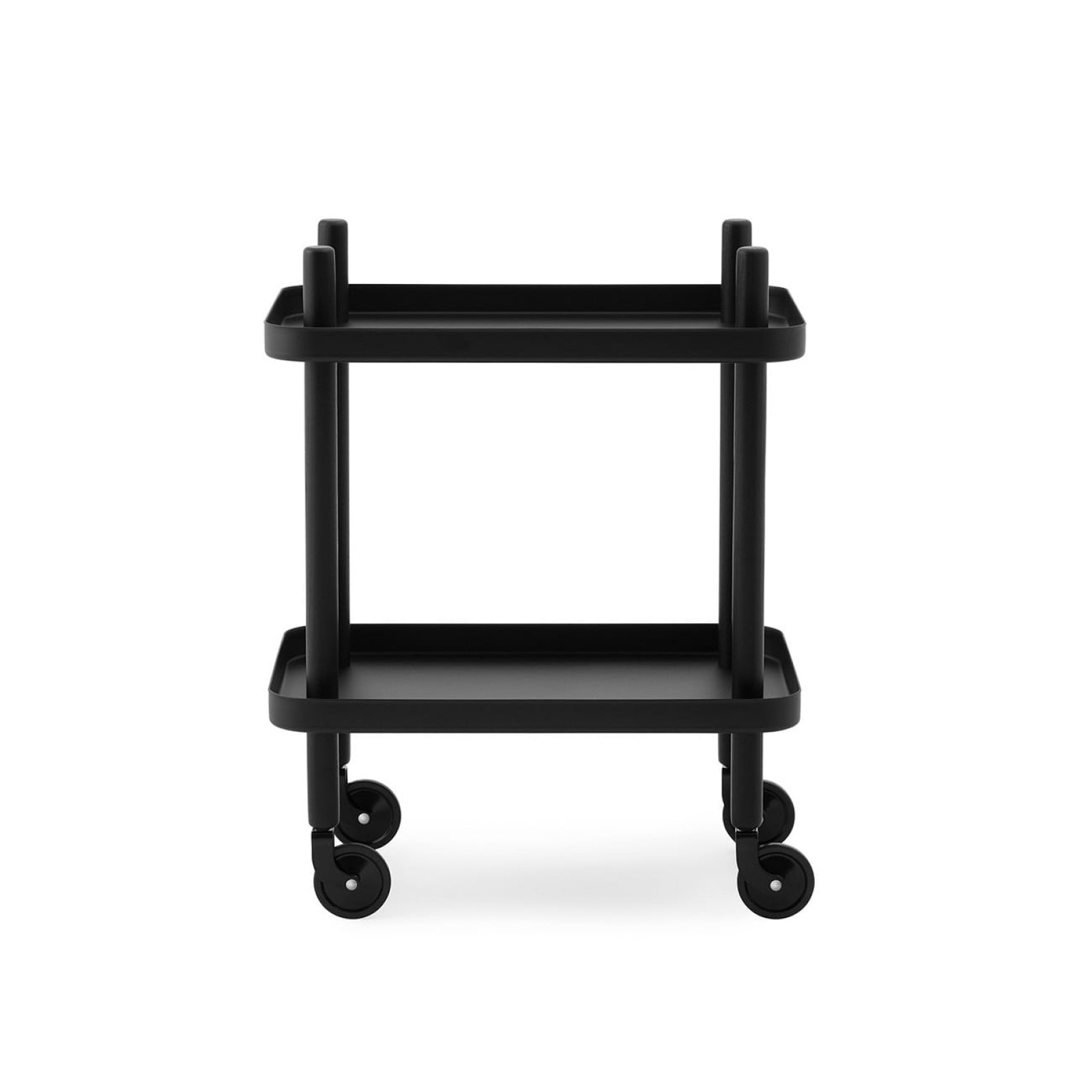 Block Table Trolley (Black / Black) - Normann Copenhagen