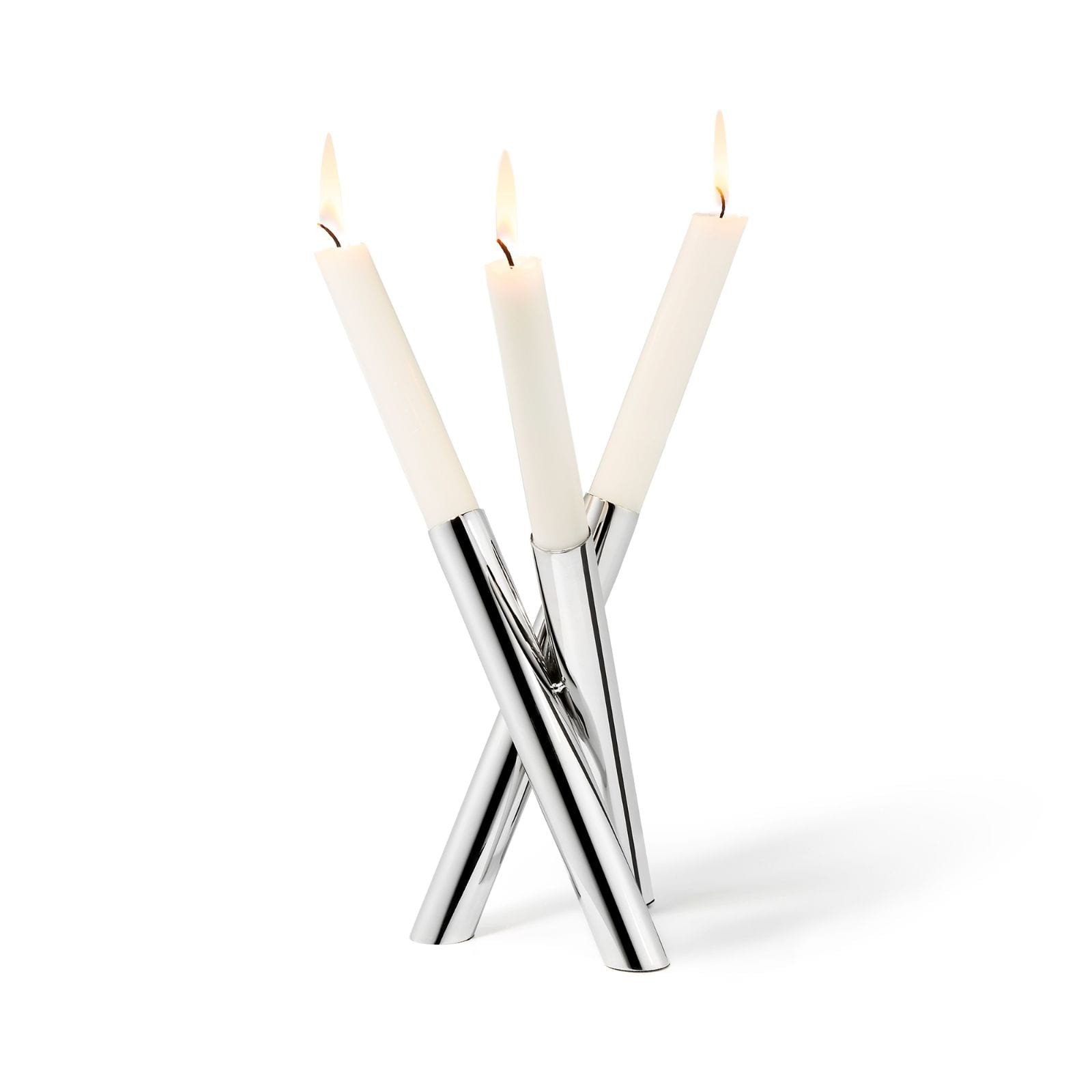 PERPLEX Candleholder (Stainless Steel) - Philippi 