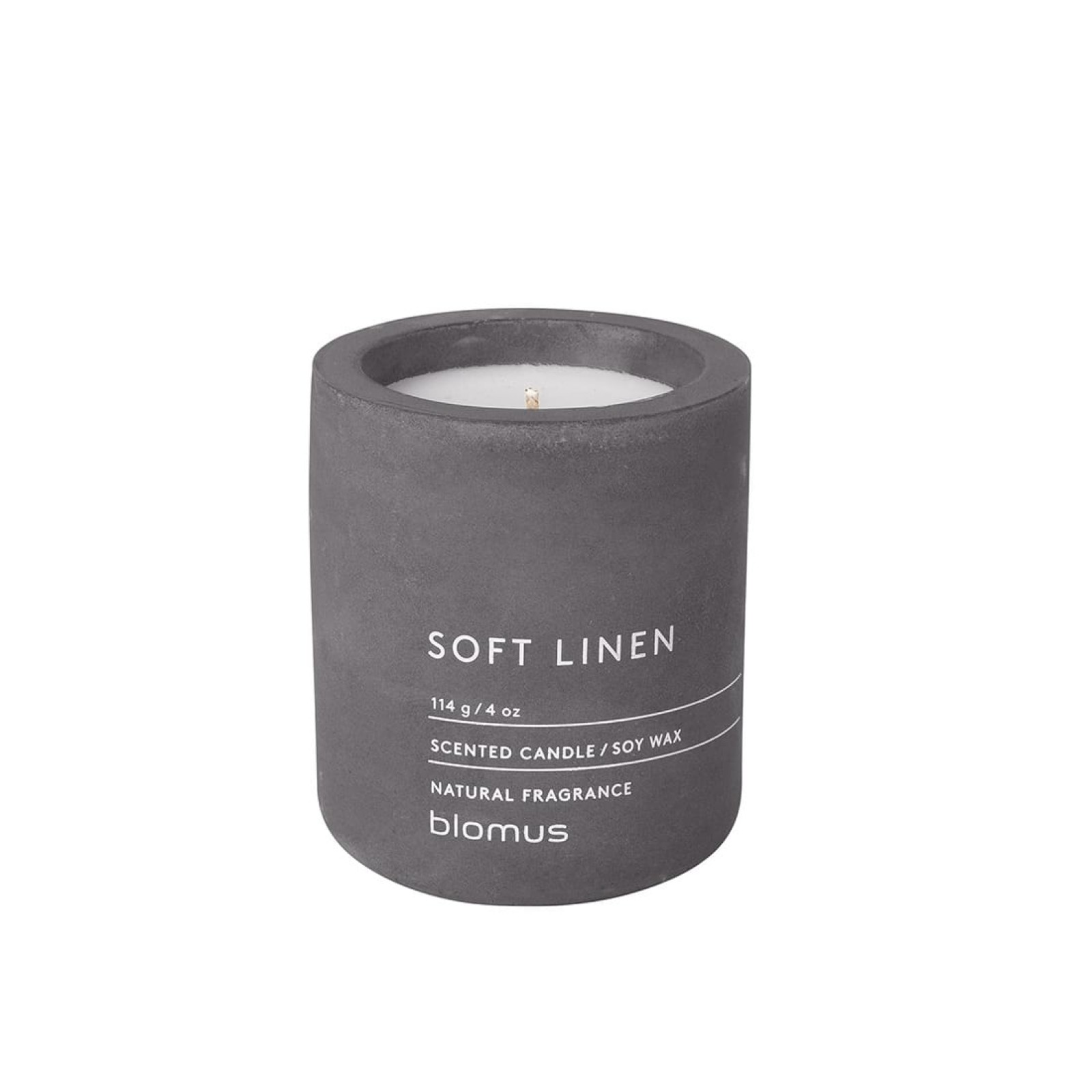 Scented Candle FRAGA S Soft Linen - Blomus