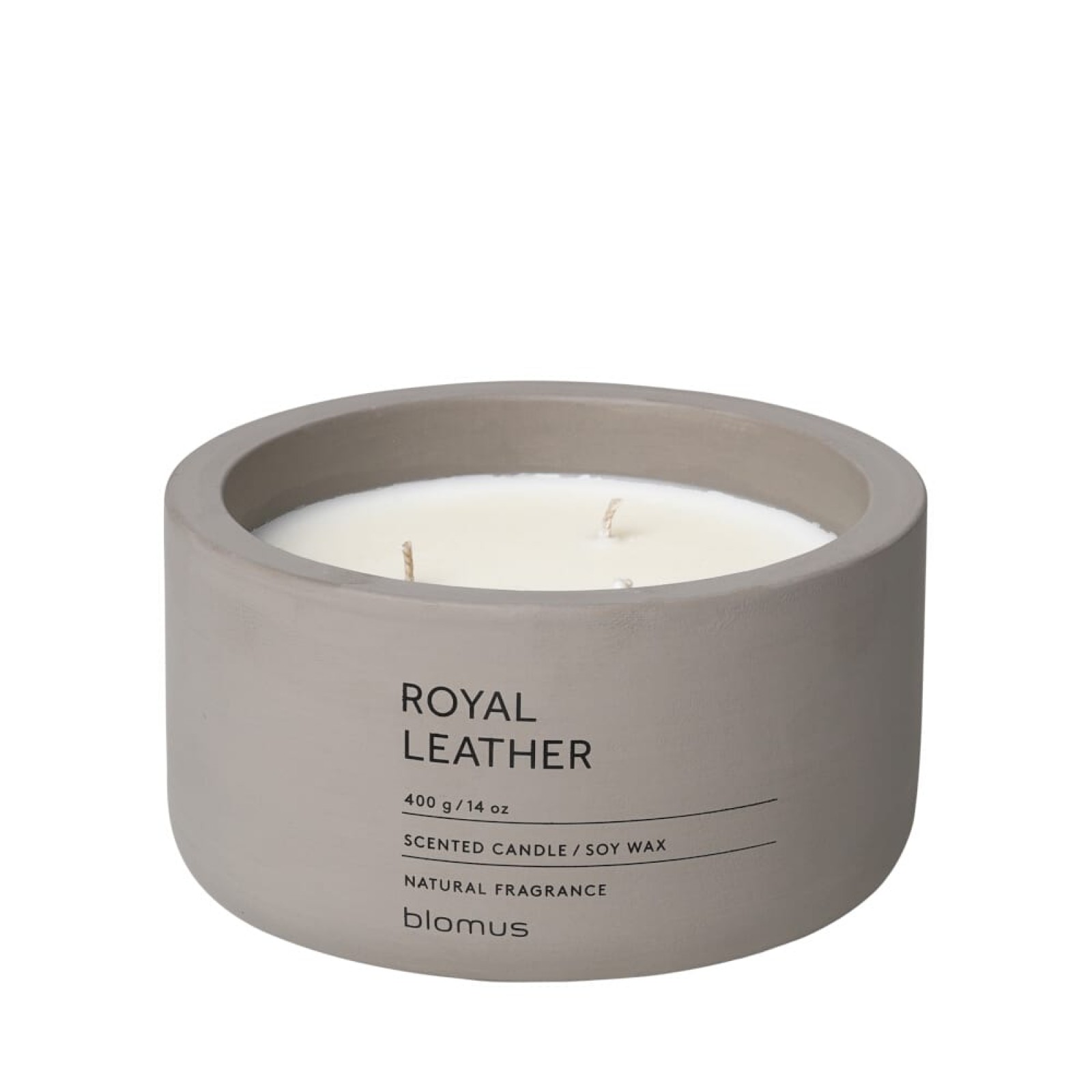 Scented Candle FRAGA XL Royal Leather - Blomus