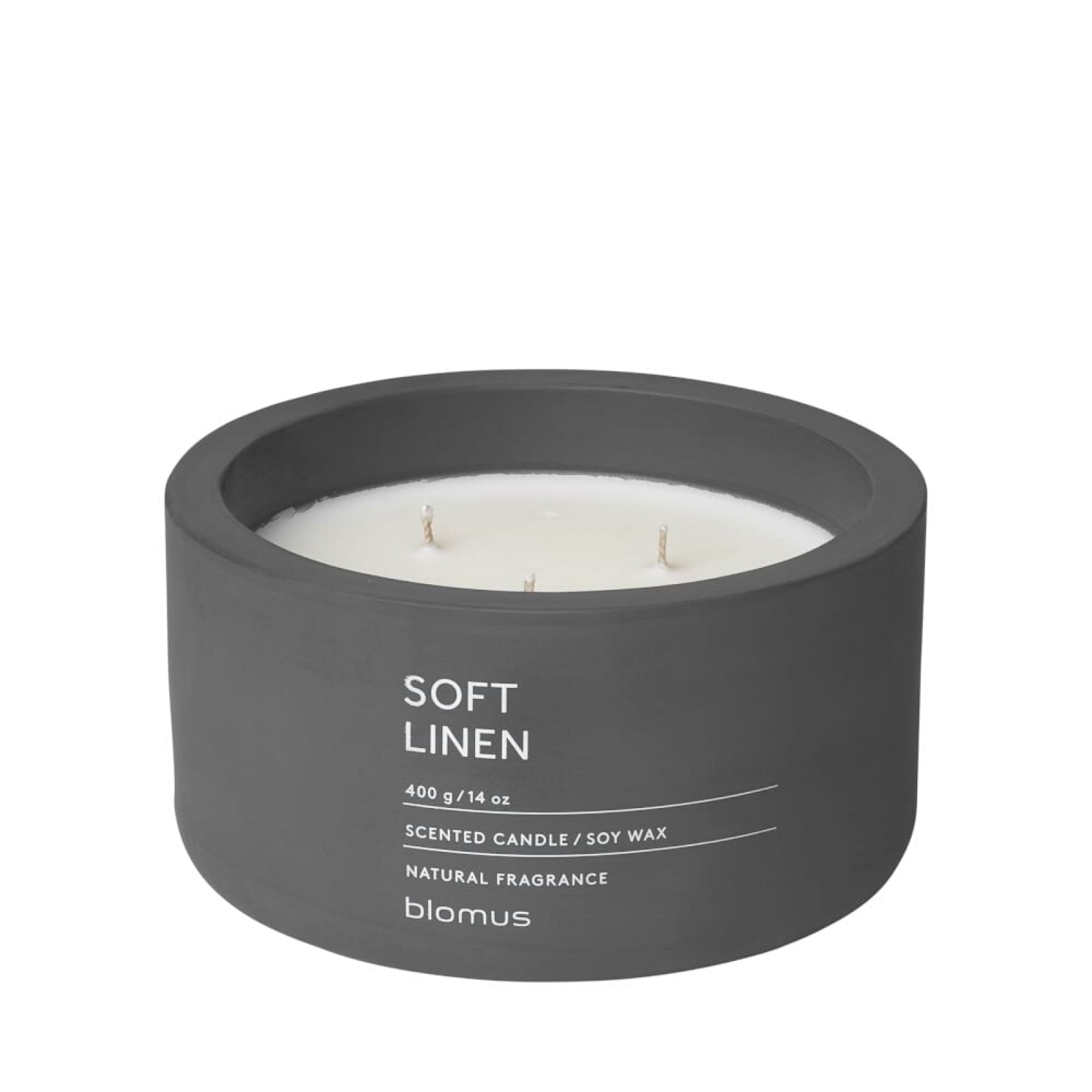 Scented Candle FRAGA XL Soft Linen - Blomus