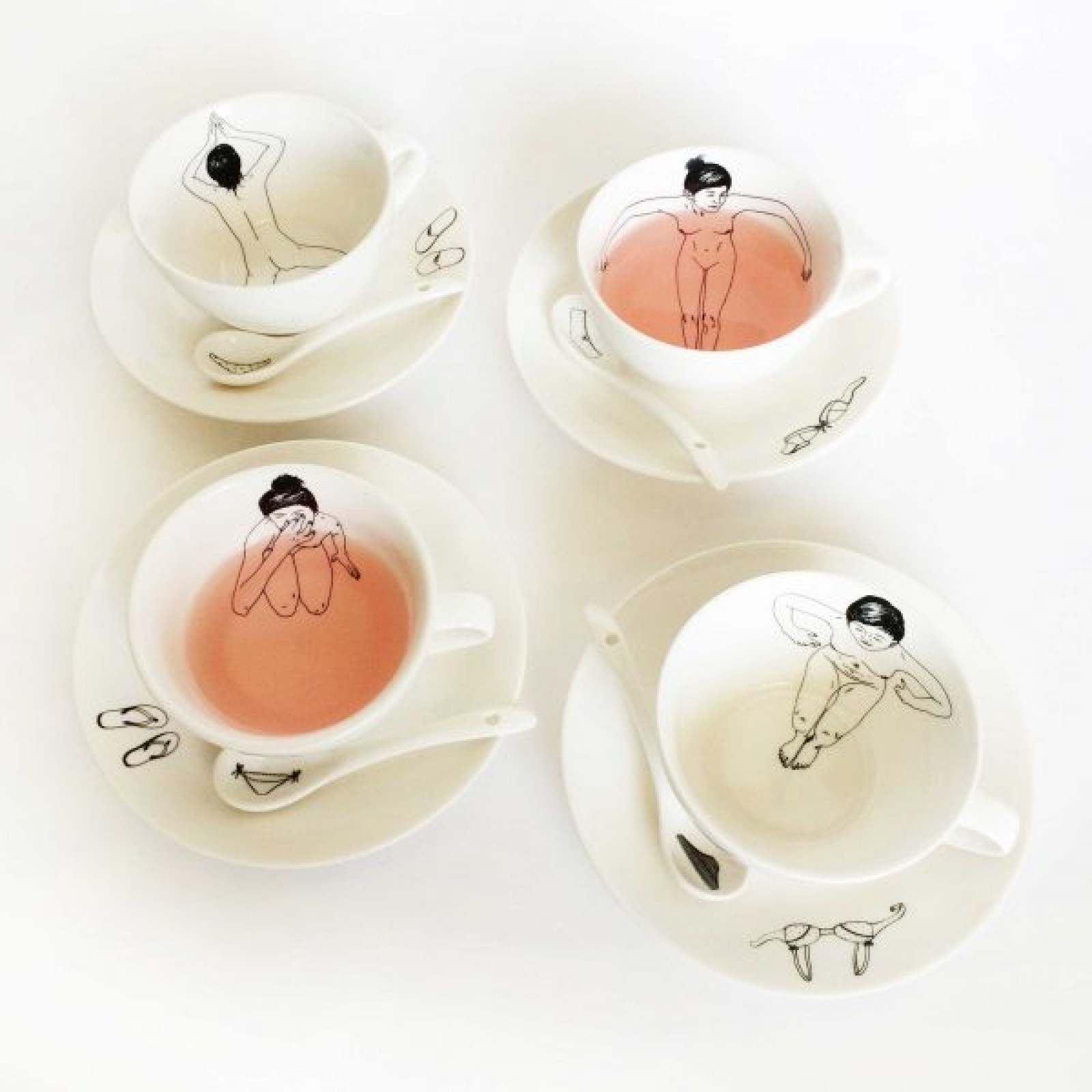 Undressed Tea Set of 4 - pols potten | Design Is This