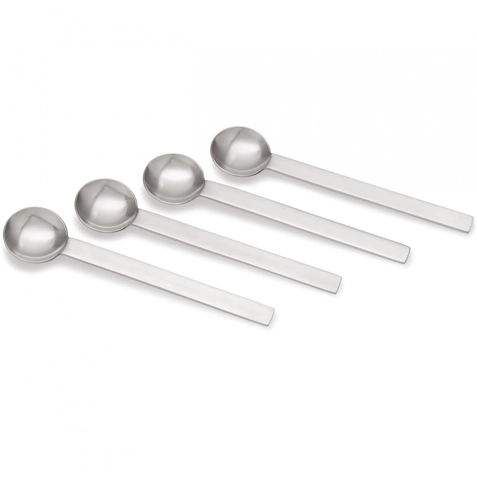 UTILO 4 Pieces Cappuccino Spoon Set (Stainless steel matt) - Blomus