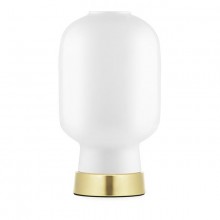 Amp Table Lamp (White / Brass) - Normann Copenhagen