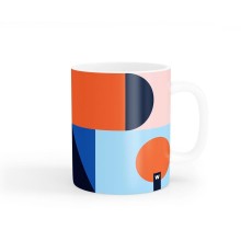 CIRCLE Graphic Coffee & Tea Mug - WEEW Smart Design