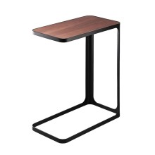 Frame C-Shaped Side Table (Black) - Yamazaki