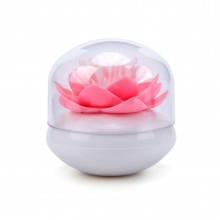 Lotus Cotton Bud / Toothpick Holder (White / Pink) - Qualy