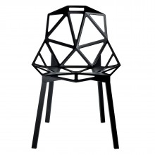 Chair One Stackable Chair (Black / Black) - Magis