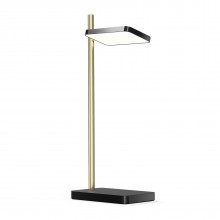 TALIA LED Desk Lamp (Black / Brass) - Pablo Designs