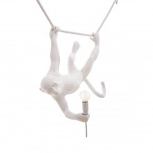 The Monkey Lamp Swing (White) - Seletti