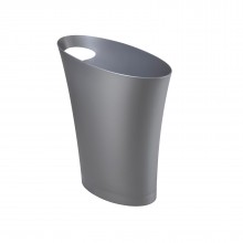 SKINNY Trash Can / Waste Bin (Silver) - Umbra