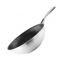 Wok Pan Ø 28 cm Stainless Steel / Non-Stick Coating / Induction - Silberthal