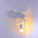 Bird Looking Right Lamp (White) - Seletti 