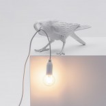 Bird Playing Lamp (White) - Seletti 