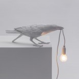 Bird Playing Lamp (White) - Seletti 