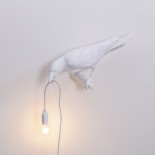 Bird Looking Left Lamp (White) - Seletti 