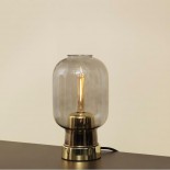 Amp Table Lamp (Smoke / Brass) - Normann Copenhagen
