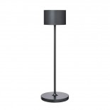 FAROL Mobile LED Outdoor Table Lamp (Gunmetal) - Blomus 