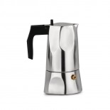 Ossidiana Espresso Coffee Maker 3 Cups (Aluminum) - Alessi