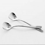Set of 4 Heart Shaped Coffee Spoons by Miriam Mirri (Stainless Steel) - Alessi