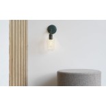 Amp Wall Lamp (Gold / Green) - Normann Copenhagen