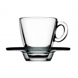 Aqua Espresso Cups & Saucers (Set of 6)