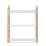 Bellwood Freestand Shelf 3 Tier (White / Natural) - Umbra