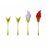Bloom Napkin Holders Set of 4 (Green) – Peleg Design