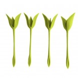 Bloom Napkin Holders Set of 4 (Green) – Peleg Design