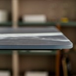 Bold Table (Calacatta black matt XGlass) - Lago