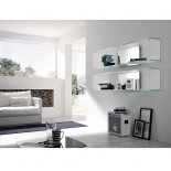 Brama 1 Glass Wall Shelf - Tonelli Design