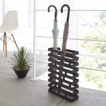Brick Rectangular Umbrella Stand (Black Steel) - Yamazaki
