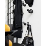 Bubbles Wall Hangers Set of 5 (Black Lacquered) - Mogg