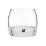 Chill Whisky Tumbler With Marble Base - Nude Glass