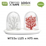 Coral Bleaching Salt & Pepper Shakers (Set of 2) - Qualy