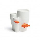 Coral Toothbrush Holder (White) - Qualy