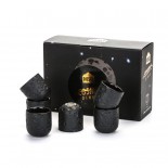 Cosmic Diner Lunar Coffee Cups set of 6 (Black) - Seletti