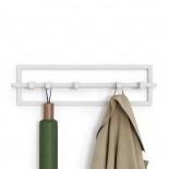 Cubiko 5 Hook Coat Rack (White) - Umbra