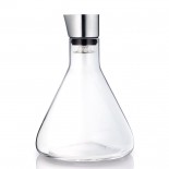 DELTA Wine Decanting Carafe 2L (Clear / Steel) - Blomus