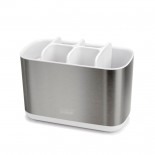 EasyStore™ Toothbrush Caddy Large (Stainless Steel) - Joseph Joseph