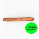 Hexagon Magnetic Teak Wood Knife Rack 50cm - Edge of Belgravia