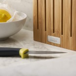 Elevate™ 6-piece Knife Set with Slimline Bamboo Block - Joseph Joseph